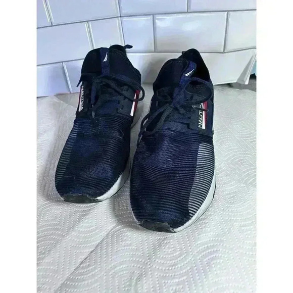 Nautica Nuray2 Men’s Athletic Shoes 13 Navy Blue White Comfortable Leisure - Picture 4 of 15